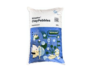 Керамзит Simplex ClayPebles 50л